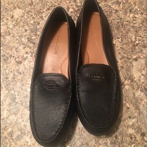 Coach Mary Lock Up Soft Leather Loafers